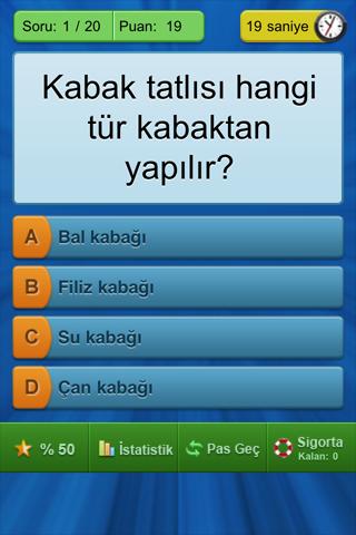 bilgi yarismasi sorulari