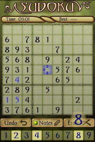 Sudoku – Android Oyunu