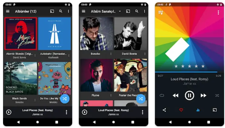 doubleTwist – Telefon için Mp3 Player