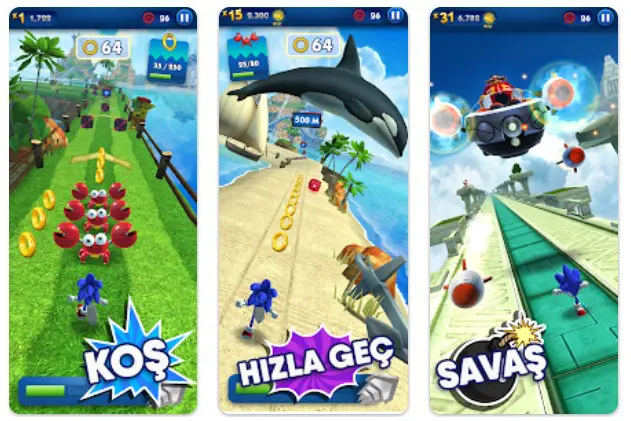 Sonic Dash – Android Oyunu
