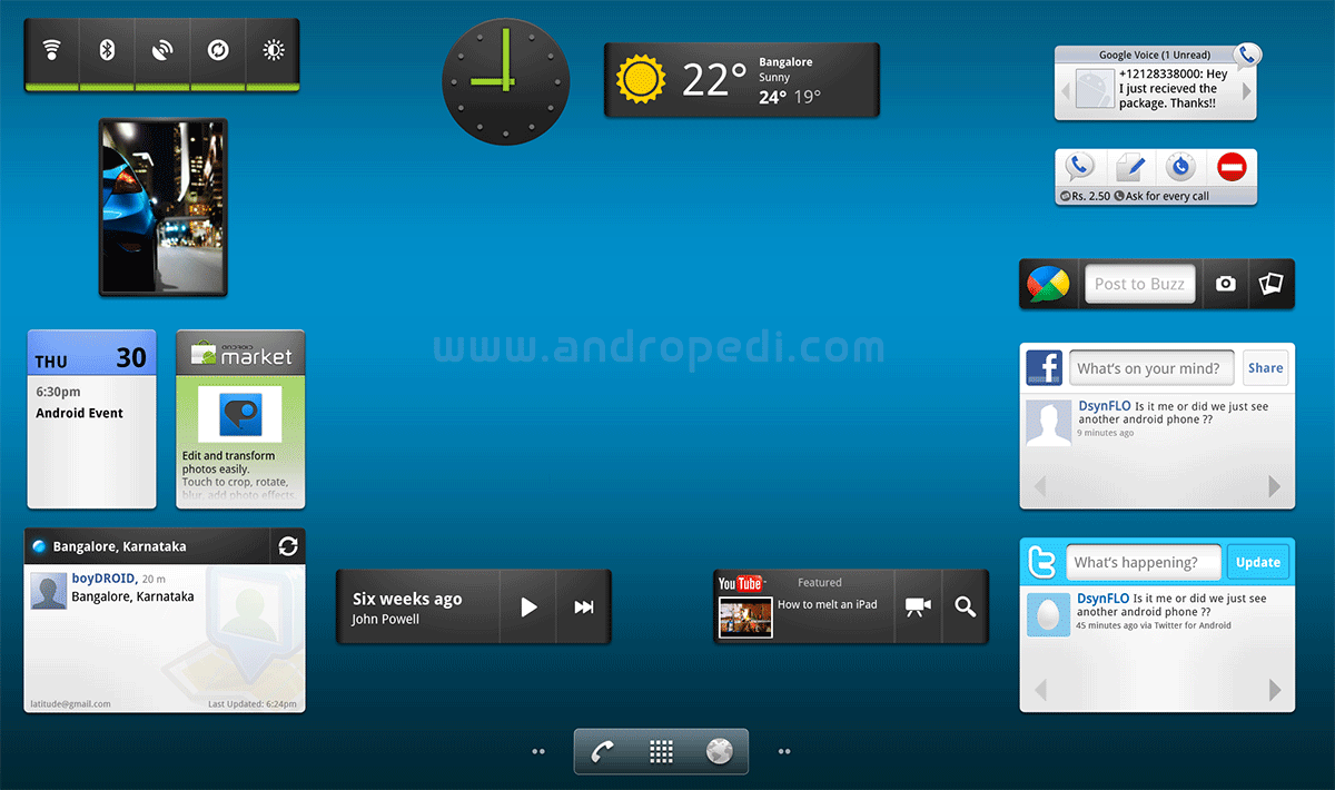 android-widget-nedir