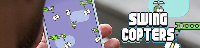 Flappy Bird Serisine Yeni Oyun – Swing Copters