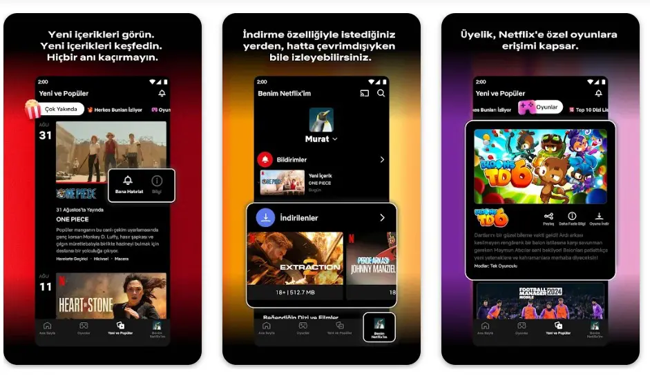 Telefondan Film ve Dizi İzleme – Netflix