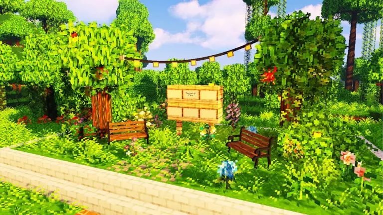 Voxel inşa sahnesi