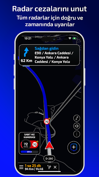 Harita radar uyarısı