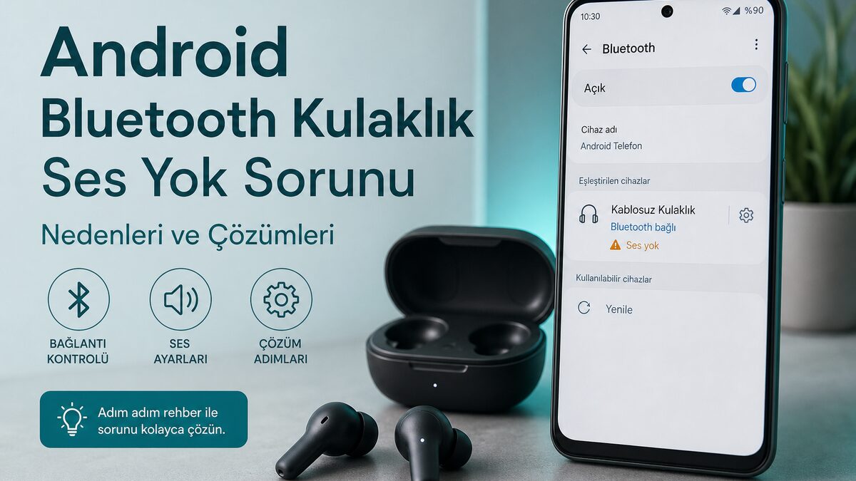 Bluetooth Kulaklık Bağlı Ama Ses Gelmiyor: Android Çözümü (2026)